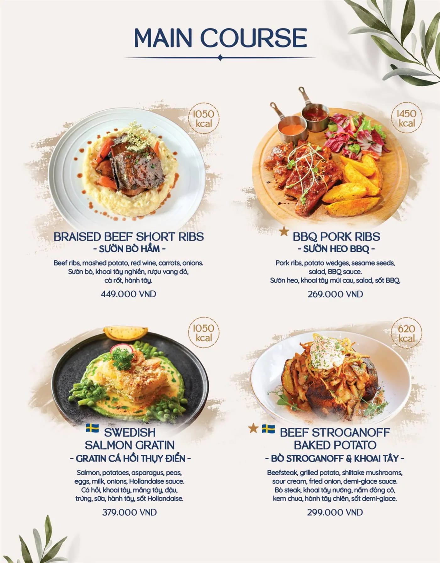 Menu page 23