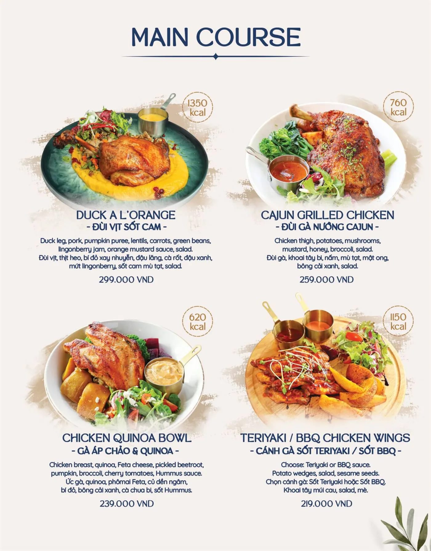 Menu page 25