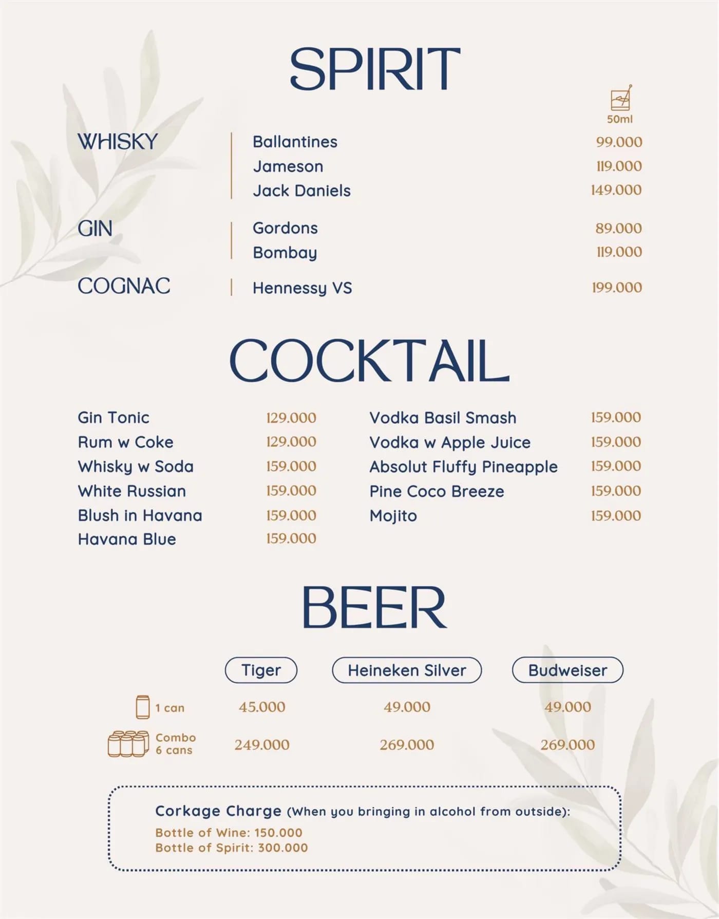 Menu page 42